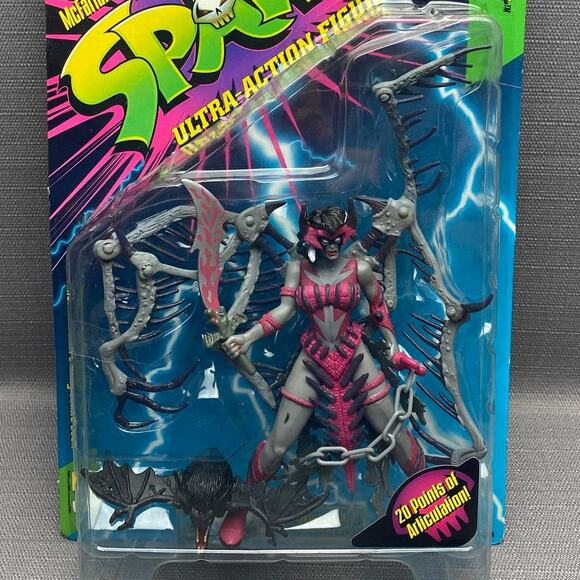 McFarlane Toys 1996 Spawn Widow Maker Series 5 Ultra Action Figure - Picture 7 of 7
